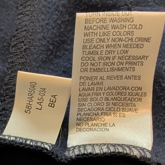 NFL Bears Men's Navy and Orange Windbreakersize XL - Picture 6 of 11